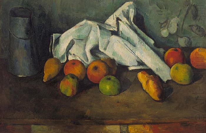 Milk Can and Apples, Paul Cezanne
